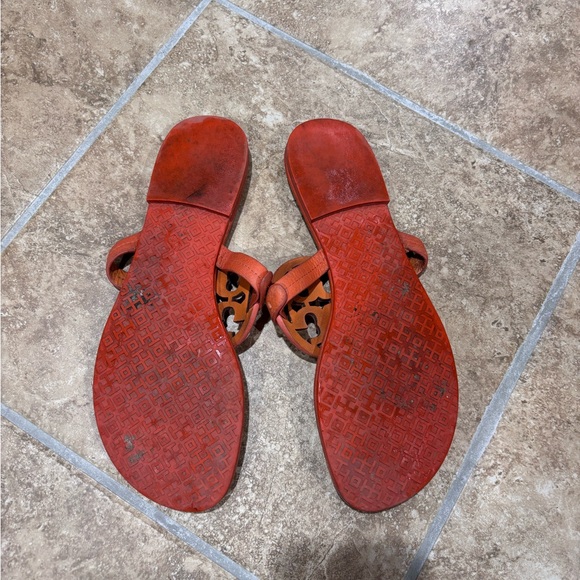 Tory Burch Women's Orange Sandals - Picture 2 of 2